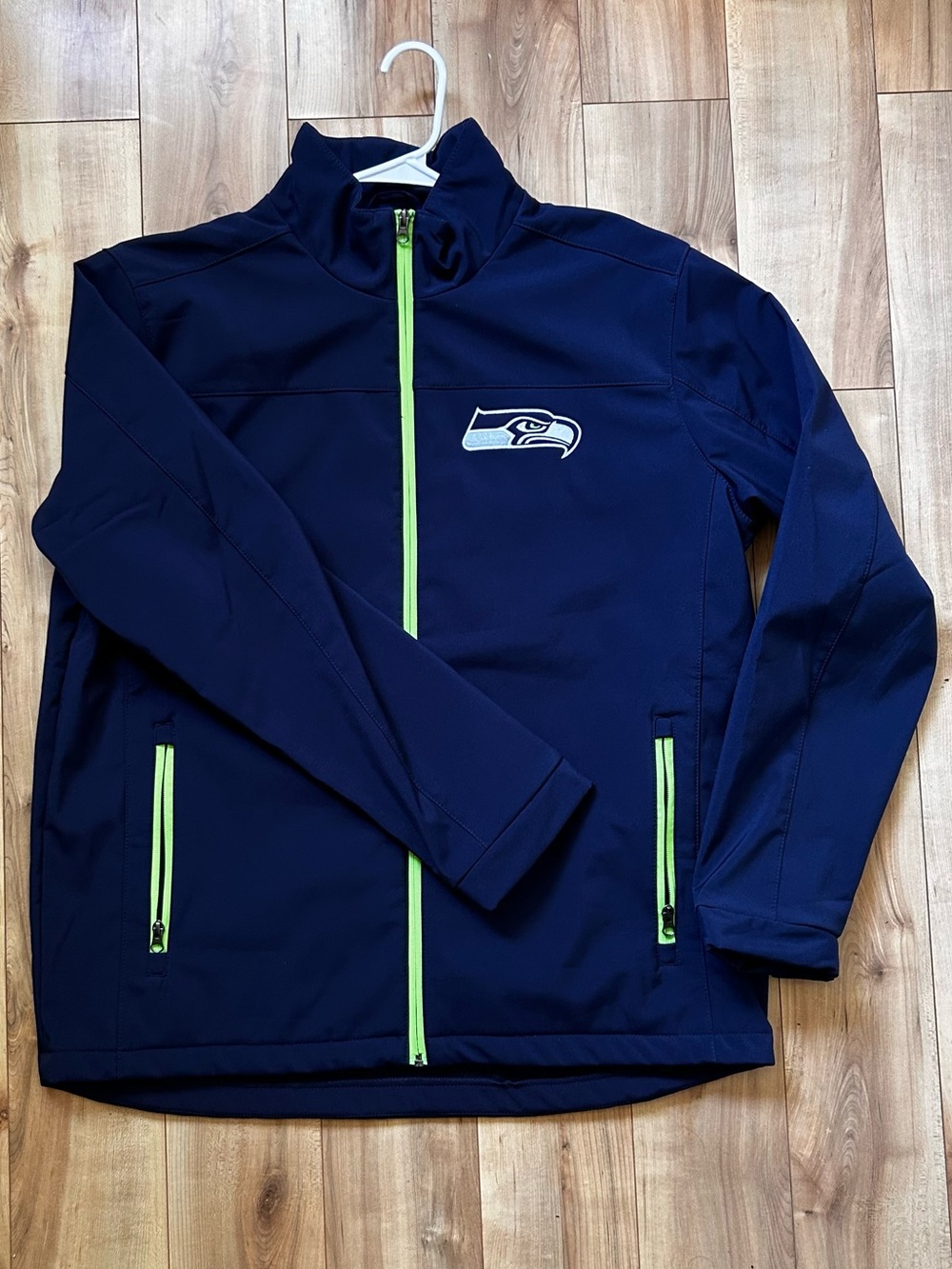 NFL SEAHAWKS Navy Softshell Jacket